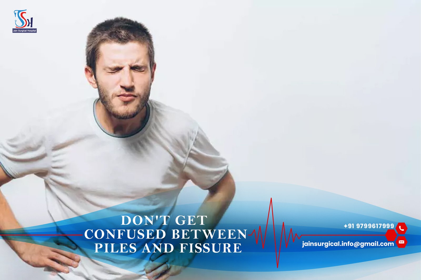 Don’t get confused between piles and fissure