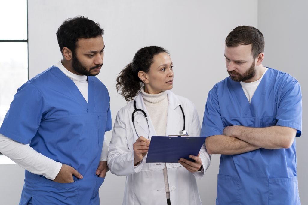 Doctors discuss about proctology service in jahalawar